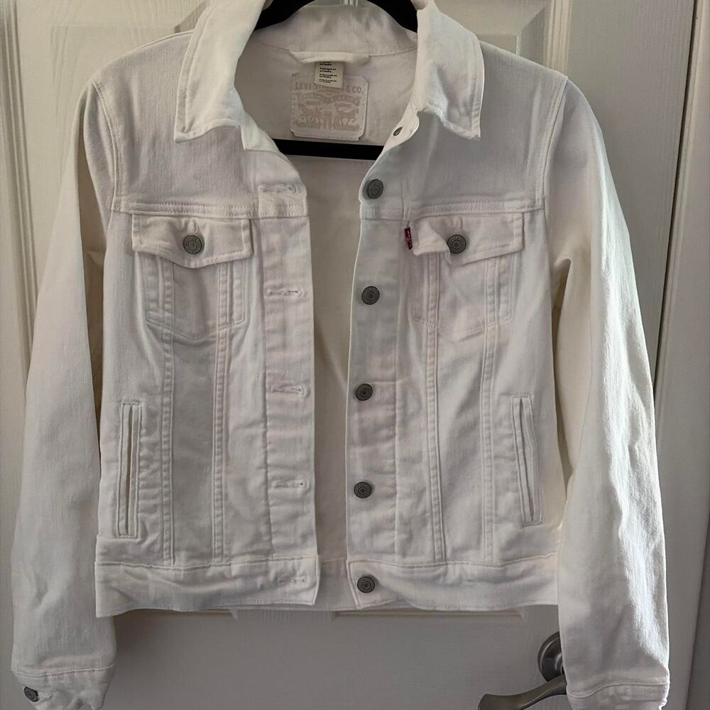 Levi-s Women's White Jacket